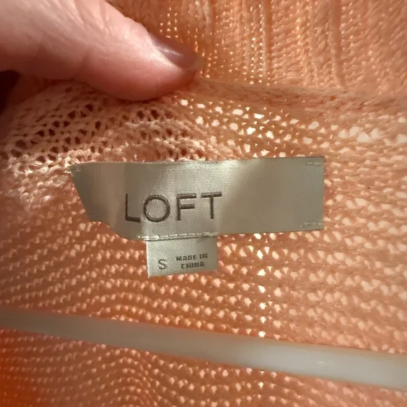 LOFT Peach Women's Cardigan - Picture 3 of 4